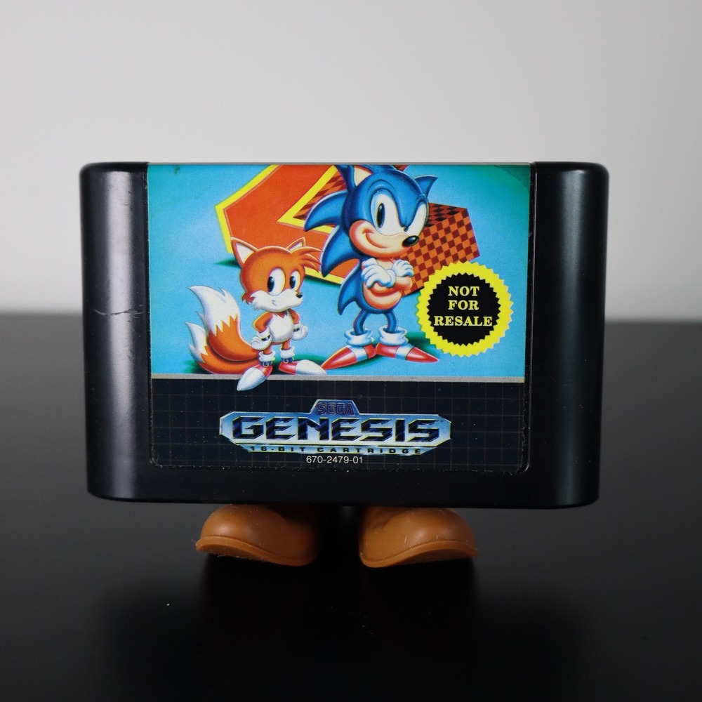 Sonic the Hedgehog 2 (Sega Genesis, 1992) Not for Resale Cartridge Only